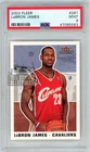 LeBron James 2003-04 Fleer Tradition Rookie Card #261 PSA 9