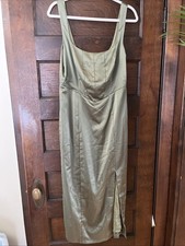 BHLDN Anthropologie Corset Dress Size Medium NWT Green