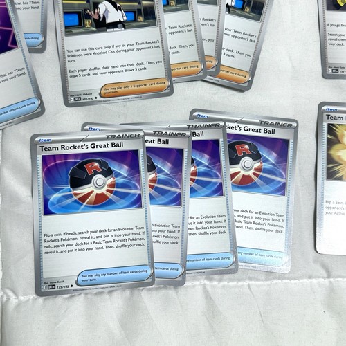 Sv10: Destined Rivals Team Rocket’s Supporter and Item Cards Set - Picture 2 of 8