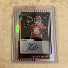 2025 Donruss Optic Kedon Slovis Signature Series Holo *Auto* #SSH-KS Texans
