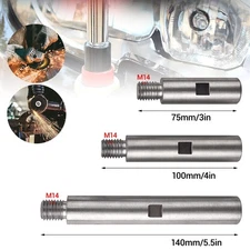 3Pcs Angle Grinder Adapter Rod Kit Extension Rod M14 Adapter Rod Polishing Tool