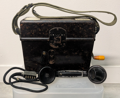 WWII German FF33 Army Field Phone Wehrmacht - Bakelite Telephone
