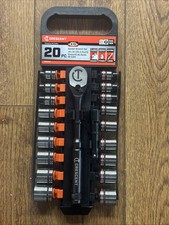 Crescent 20-Piece SAE/Metric 3/8" Socket Set