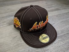 New Era Atlanta Braves 59Fifty Fitted Hat Size 7 1/8 MLB Fall Foliage Brown NWT