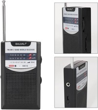 KK13 Portable Radio FM Am Outdoor Raido Speaker Headphone Outdoor Camping Radio