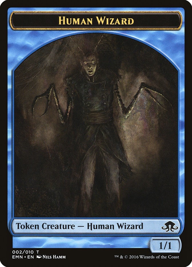Human Wizard Token - #2 (Docent of Perfection) - Eldritch Moon - NM MTG