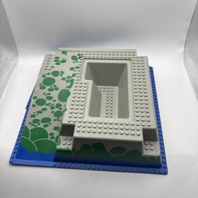 LEGO 2552 6273 Rock Island Refuge Base Plate 32x32 Pirates Pirate Ocean Water