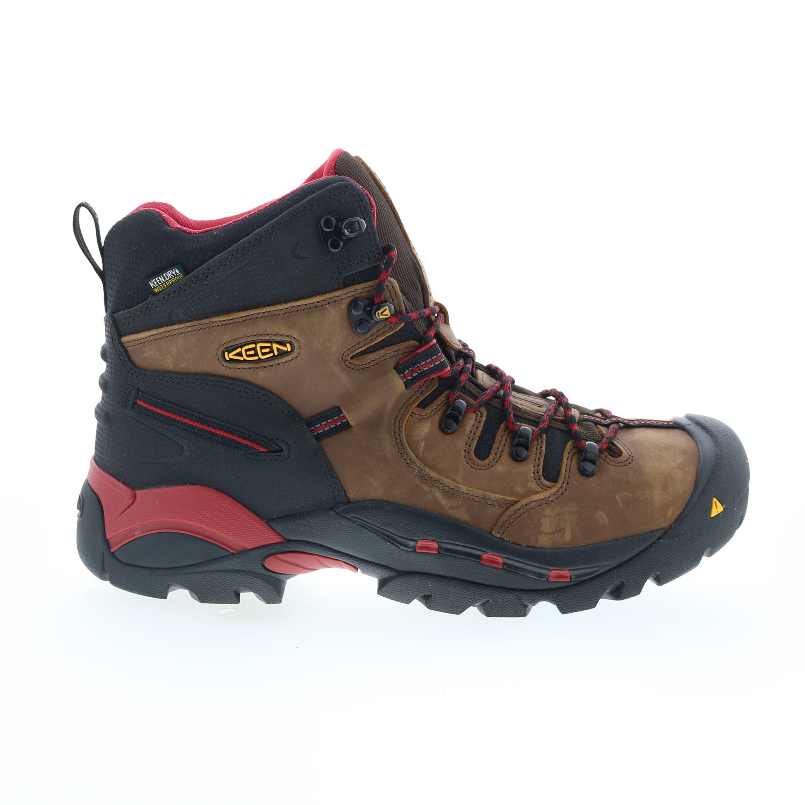 Keen Pittsburgh Bison Steel Toe Waterproof Boots Mens Brown Work Boots 13