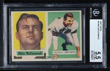 1957 Topps Mike McCormack #3 BGS 5.5 HOF