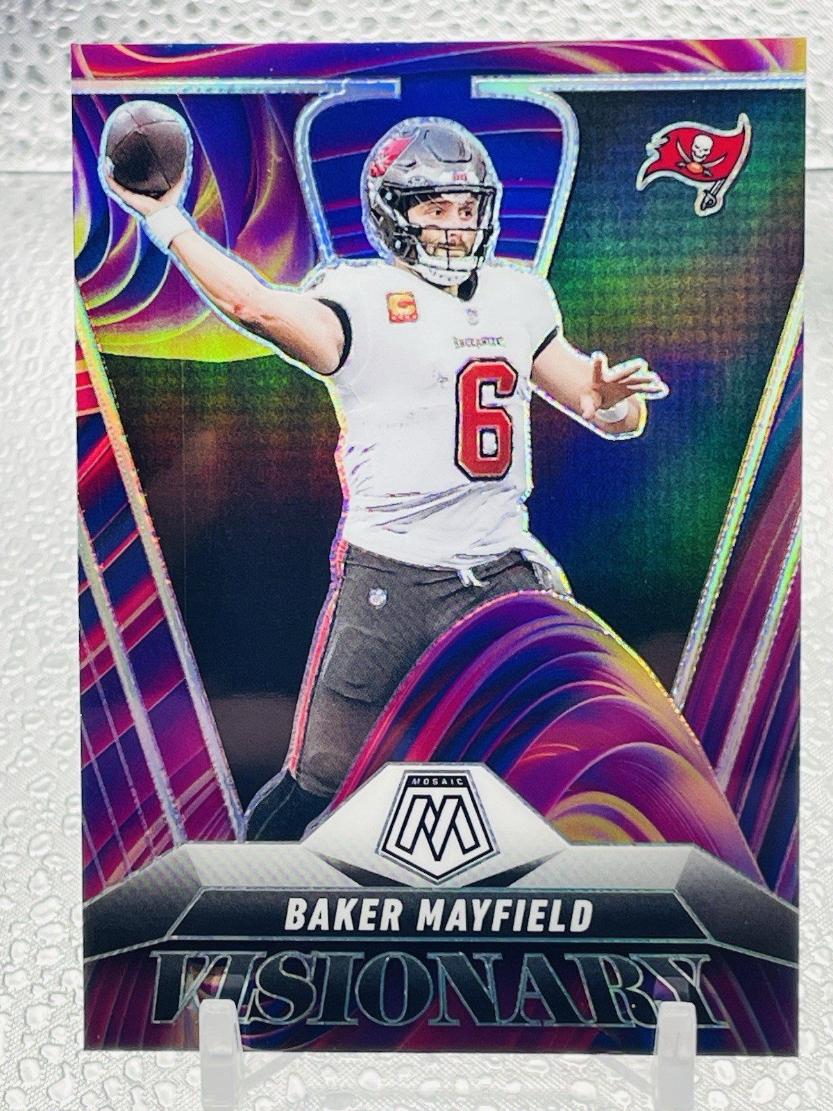 2025 Panini Mosaic BAKER MAYFIELD Visionary - Case Hit - BUCCANEERS