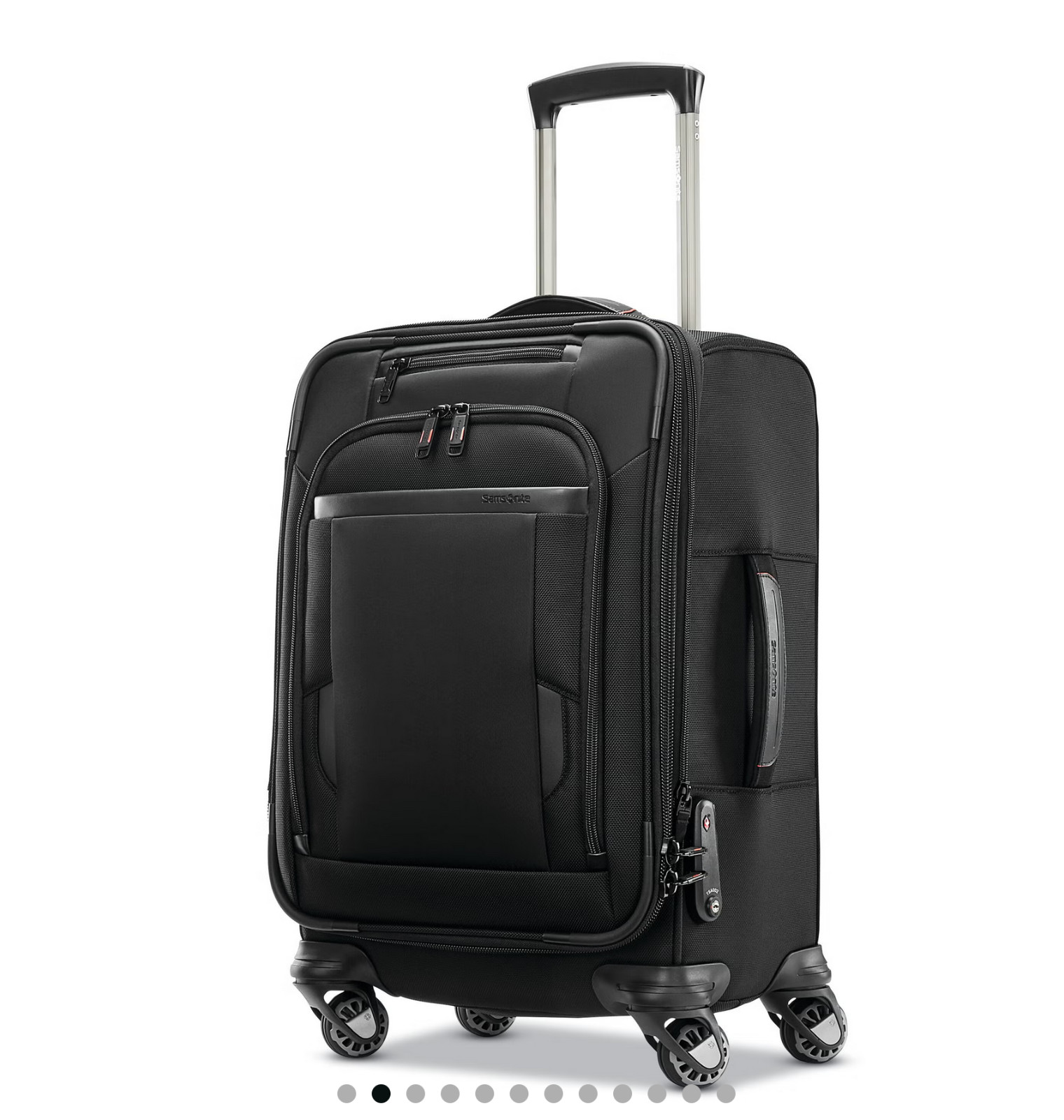 Samsonite Pro Carry-On Spinner - Black - 22.4" - TSA Checkpo