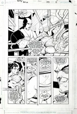 Action Comics #803 Page 15 Original Splash Art Superman & President Lex Luthor