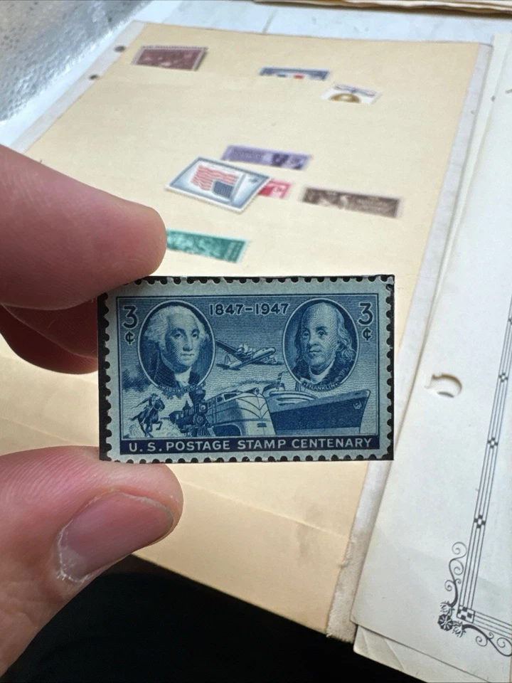 US Stamp Collection- A Lot Of Unused Stamps 200+ On Vintage Stock Pages READ - Image 3 of 4