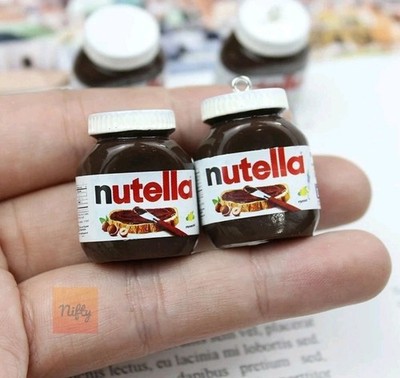 *Ausverkauft* Mini Harz Nutella Aufstrich Schokolade Charm
