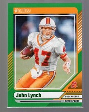 2024 Donruss Press Proof Green #254 John Lynch