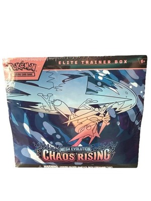 Pokemon Mega Evolution Chaos Rising Factory Sealed Elite Trainer Box ETB Booster
