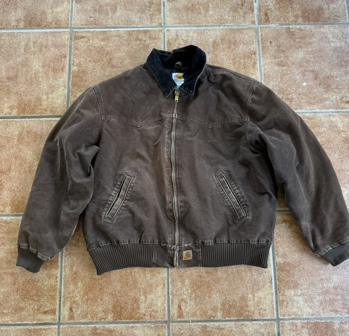 Vintage Faded Carhartt Jacket Sante Fe Style XXL | eBay