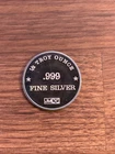 Rare 1985 JM Johnson Matthey Lady Liberty 1/2 oz .999 Silver Round!  Toned!