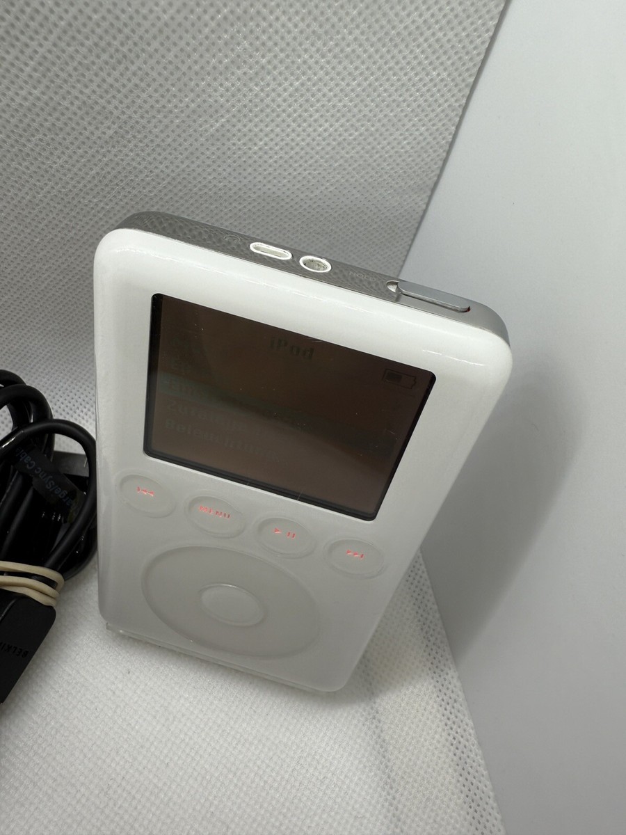 Apple iPod Classic 3. 3rd Generation White Chrome 20GB