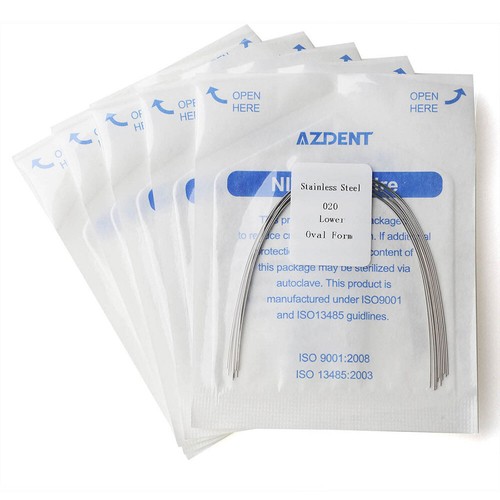 Dental Orthodontic Arch Wire Wires Oval Form Stainless Steel Round/Rectangular - Photo 69/208