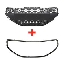 PEUGEOT 208 DE 2012-2015 CONTOUR/ENJOLIVEUR CHROME + CALANDRE NEUF