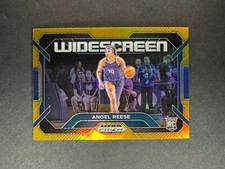 Angel Reese 2024 Panini Prizm Draft Picks Rookie Widescreen Gold /10 #13