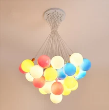 Nordic Colorful Balloons Pendant Ceiling Lamps Kids Hanging Room Lights Fixture