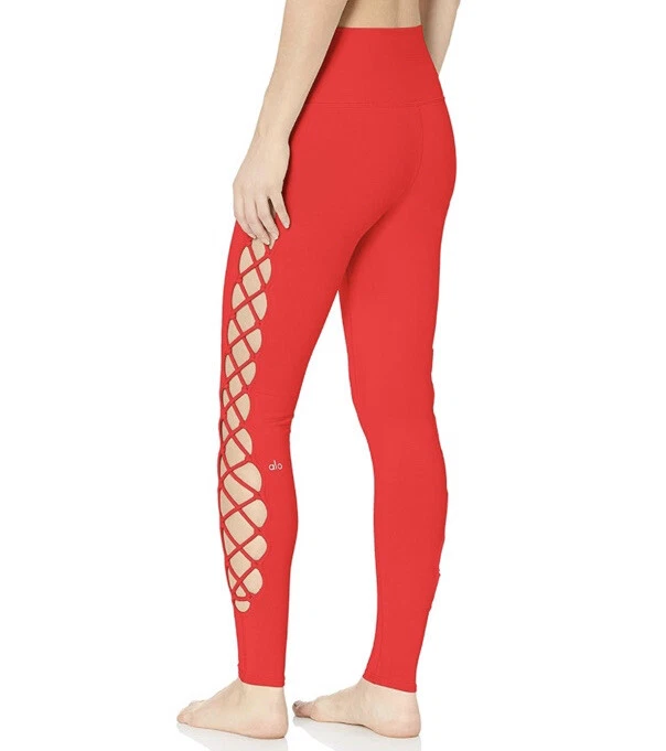 Alo Yoga Interlace Yoga Leggings at YogaOutlet.com - Free Shipping