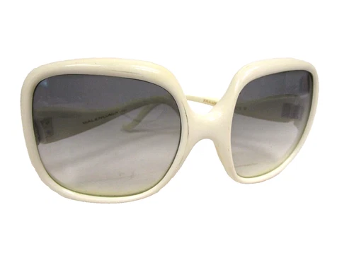 Balenciaga 481 Ladies Vintage Sunglasses Square White Frame