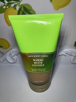 WAIKIKI BEACH COCONUT SAND & SEA SALT BODY SCRUB New 6.6 Oz Bath & Body Works