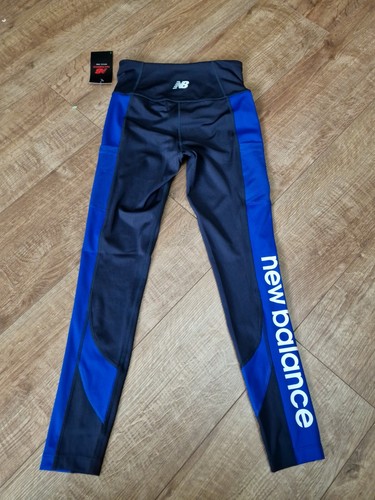 New Balance Tech Train Tight Legging Blue Uk Size XS New - Picture 5 of 10
