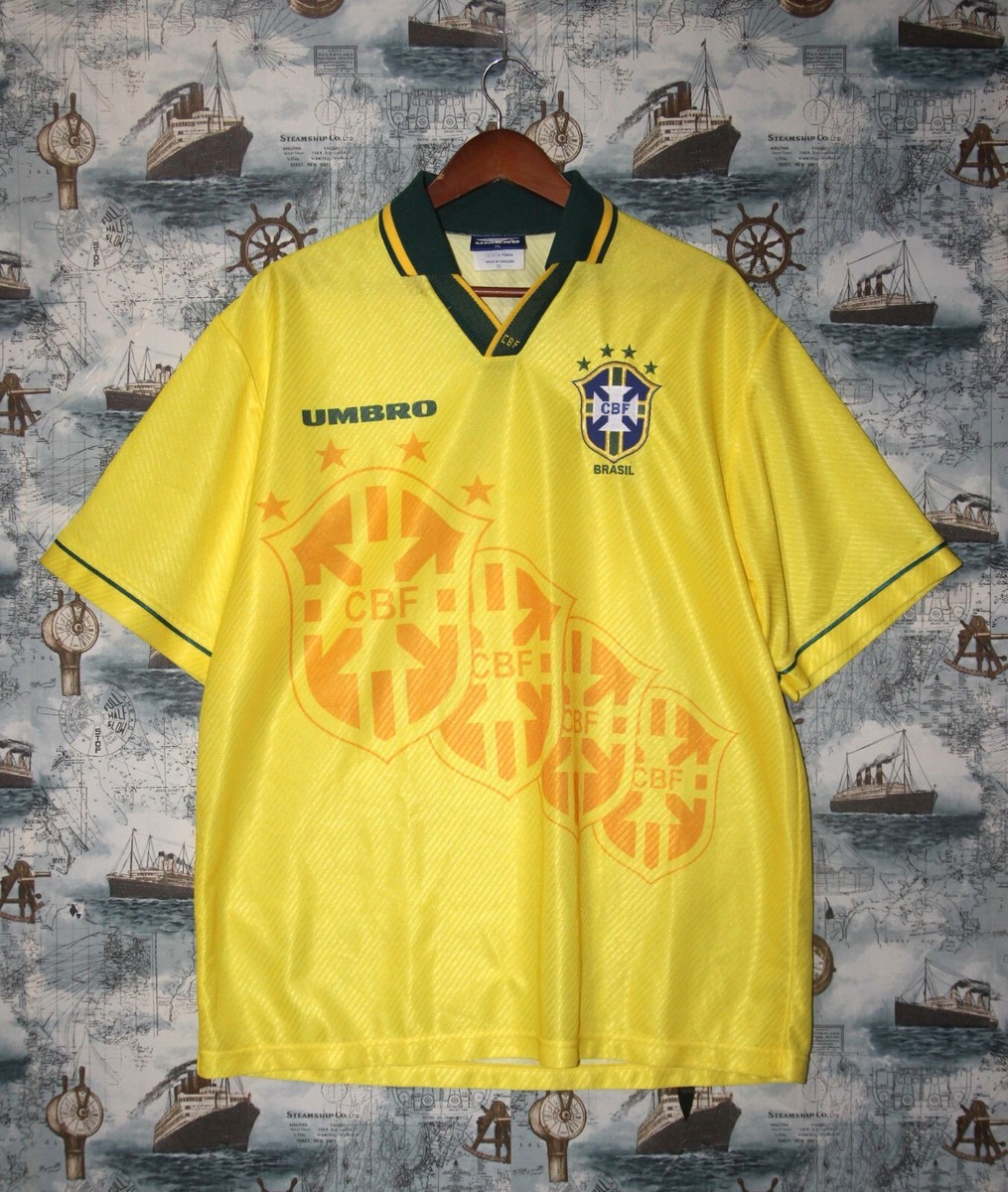 94年　ブラジル代表　ゲームシャツ Vintage Brazil 1994 Home Football Maglia Jersey Camiseta Shirt