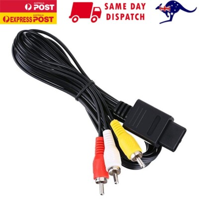 Nintendo 64 AV Cable High-Quality Replacement Audio Video Cord