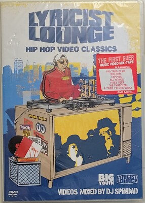 Musik DVD '' LYRICIST LOUNGE - HIP HOP VIDEO CLASSICS '' - NEU/UNGEÖFFNET