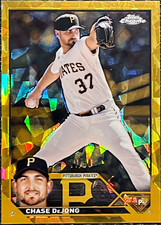 Chase De Jong 2023 Topps Chrome Update Sapphire Edition #USCS297 Gold /50