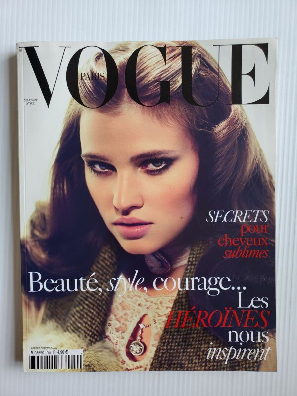 9/2009 VOGUE Paris magazine LARA STONE Carine Roitfeld Bruce Weber