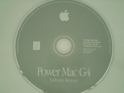 Apple Power Mac G4 (1999) Software Restore CD