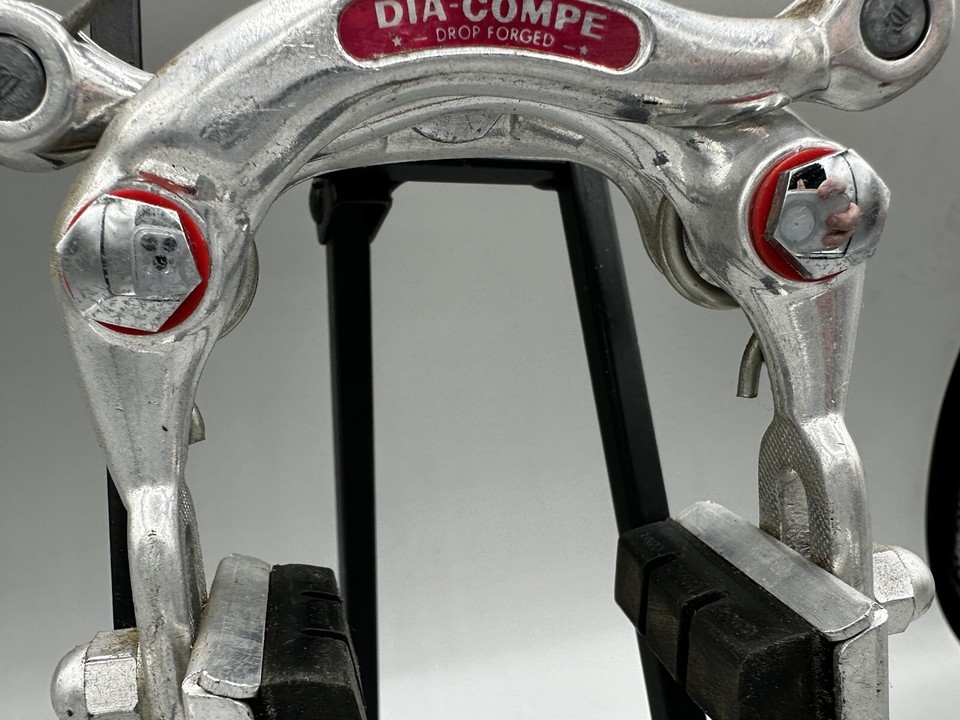 Dia-Compe Brake Caliper Decals Pack Of 10 - For 610 & 750 Center Pull Brakes (Red)