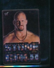 1999 WWF Wrestling vending sticker Stone Cold Steve Austin prism variation swsw6