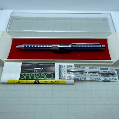 69b Zebra Multi-function Pen Sharbo Steel Barrel  Made in Japan