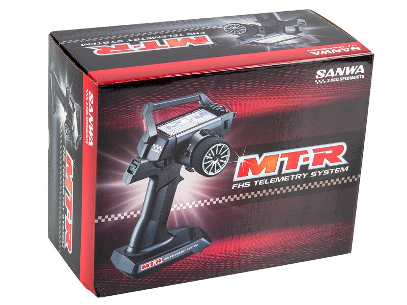 Airtronics Sanwa MT-R Fernsteuerung Combo (2.4GHz/ RX493I) RC Sender + Empfänger - Bild 2 von 4