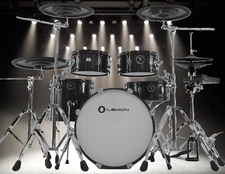 Lemon T-950 PRO Electronic Drum Set FULL KIT with Module - RED WOOD