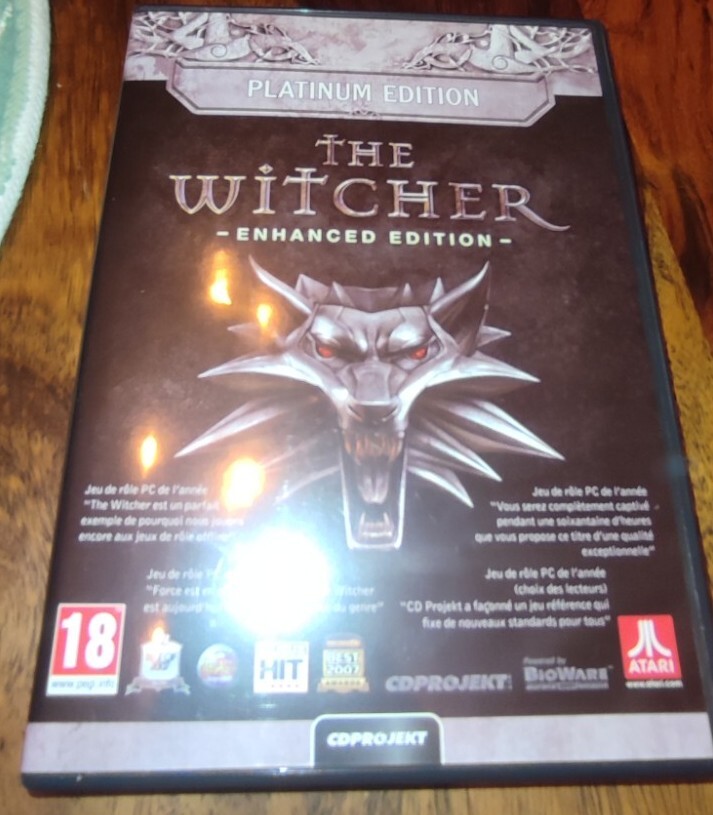 Jeu The Witcher Enhanced Edition Pour PC - Très Bon état - Boîte Complète
