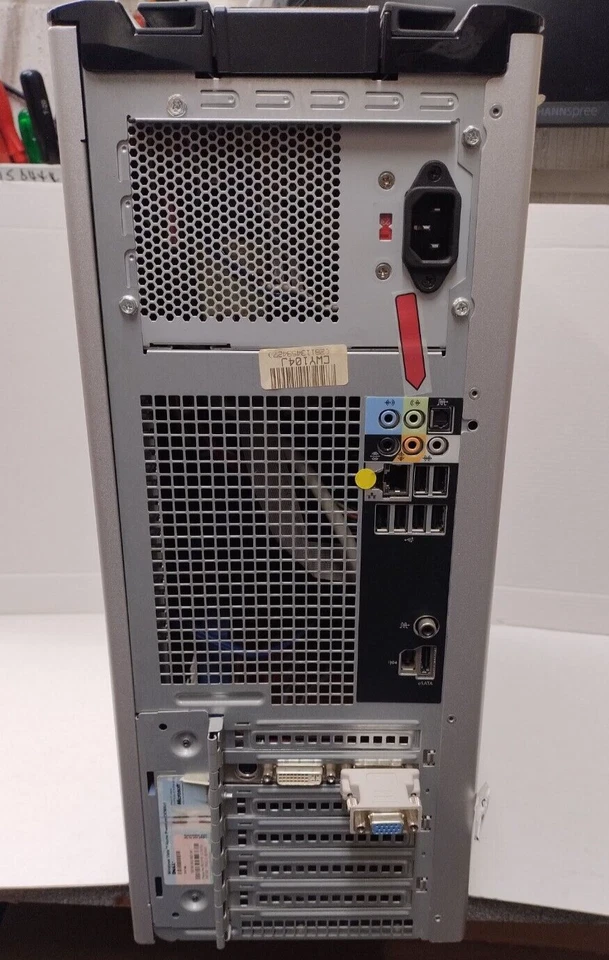 Dell XPS 420 Retro Gaming Tower Q6600 Quad Core, 4GB, 256GB SSD Radeon HD 2600XT - Image 3 of 4