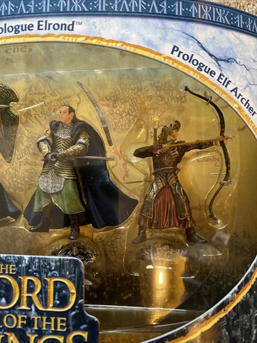 LOTR Lord of the RINGS Battle Scenes "PROLOGUE ELVES" GIL GALAD, ELROND, ARCHER - Picture 3 of 10