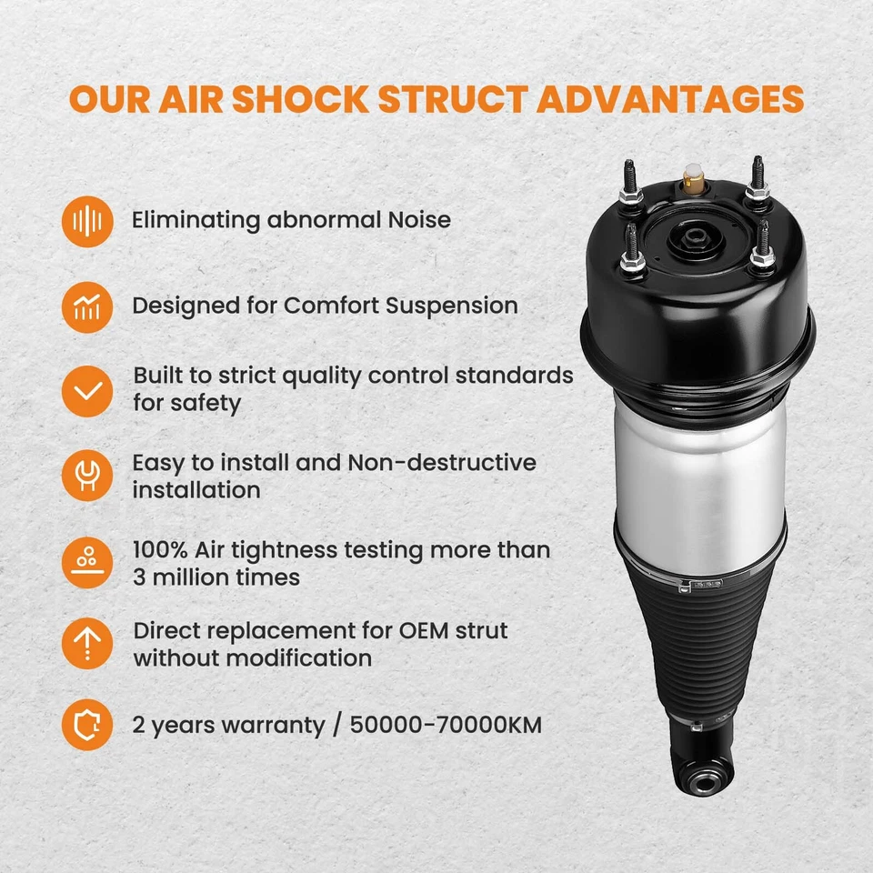 Air Suspension Rear Shock Fit For Jaguar Xj Xj8 Xjr Super V8 2004 - 2009 2010 - Image 2 of 4