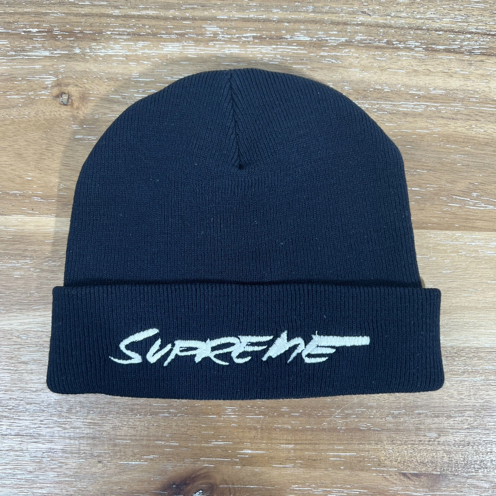 Très rare FW11 Supreme Futura Beanie noir vintage de 2011 Starter vintage