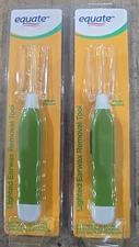 Lighted Ear Wax Cleaning Set Removal Tool LED, Ear Picks Tweezer, 2 pack