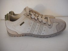 Skechers Sz 9 Womens Beige Athletic Shoes Sneakers Leather upper lace up