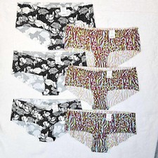 Auden 6pk Assorted Laser Cut Hipster Underwear Womens X-Large Stretch